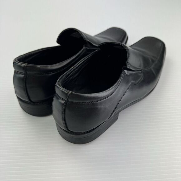 Perry Ellis Portfolio Men’s Size 12 Kent Wide Black Slip On Loafers Dress Shoes - Picture 8 of 10